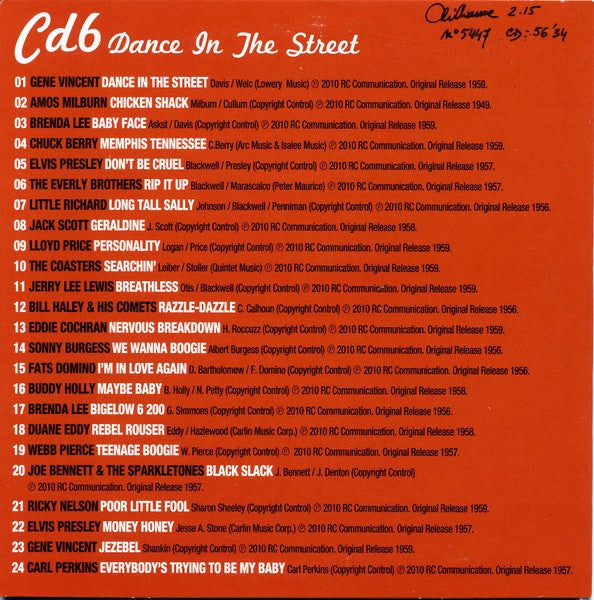 CD Various – Rock & Roll Anthology 10 CDS - USADO